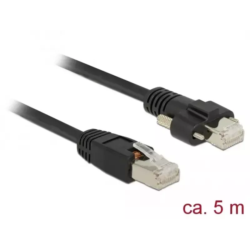 Kabel sieciowy DeLOCK 85670 RJ-45 Cat6 5 m Czarny