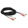 Kabel audio DeLOCK 85807 5 m 2 x RCA czarny czerwony biały