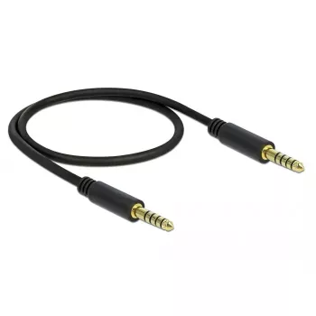 Kabel audio DeLOCK 85790 0.5m 4.4mm Czarny