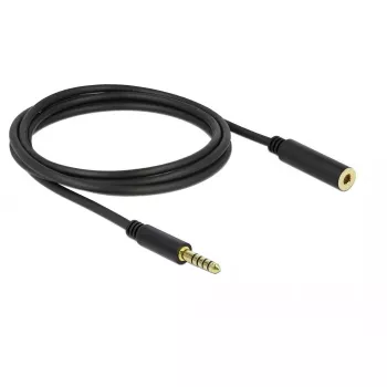 Kabel audio DeLOCK 85797 2m 4,4mm Czarny