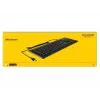 Klawiatura DeLOCK 12672 Biurowa USB QWERTZ Niemiecki Czarny