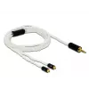 Kabel audio DeLOCK 85848 1,2 m 2,5 mm 2x MMCX biały