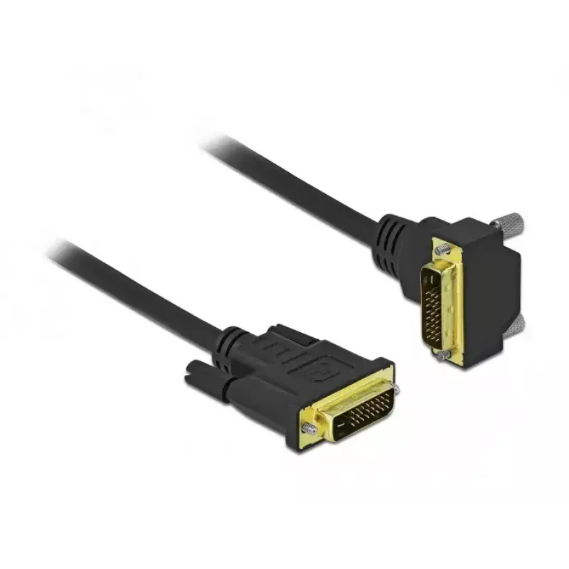 Kabel DVI DeLOCK 85893 1 m DVI-D Czarny
