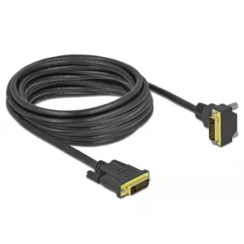 Kabel DVI DeLOCK 85896 5 m DVI-D Czarny