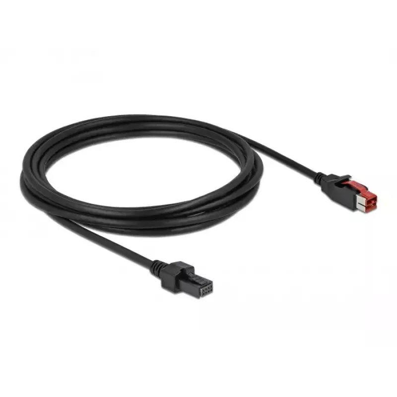 Kabel PoweredUSB DeLOCK 85952 24 V 2 x 4 pin męski 3 m