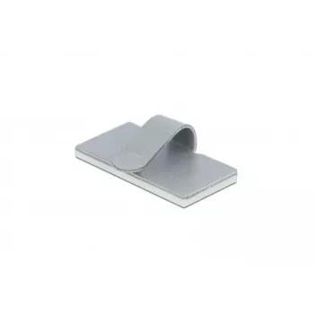 Klamra kablowa DeLOCK 60184 Satynowa stal 10 szt.