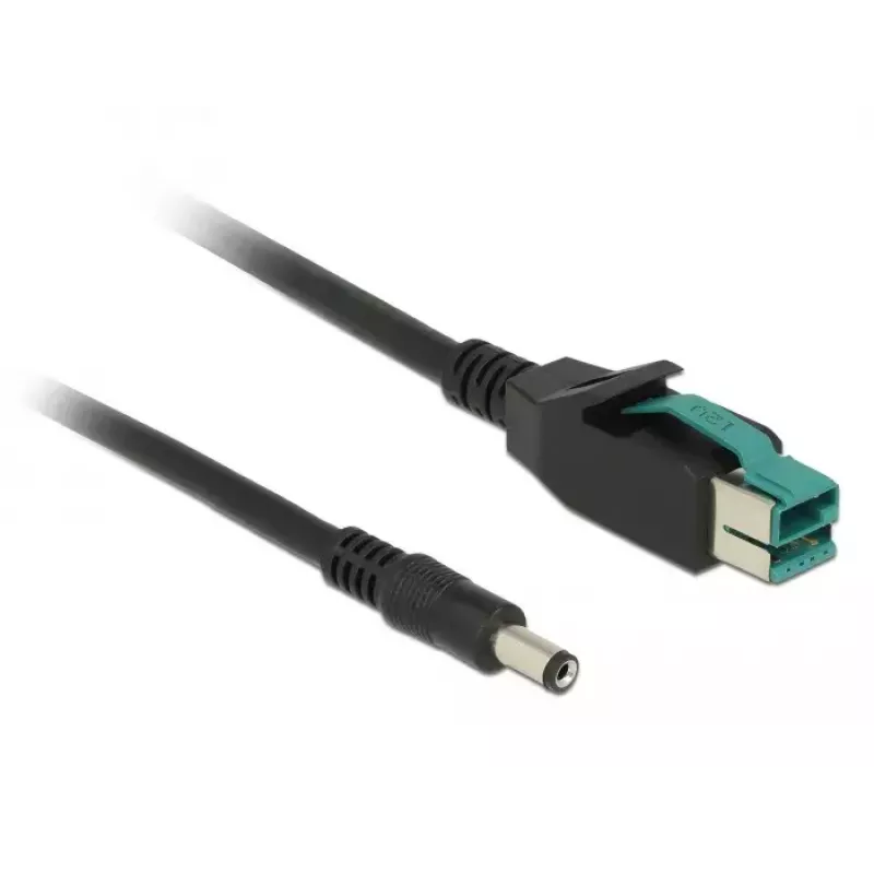 Kabel zasilający DeLOCK 85497 1m PoweredUSB Czarny