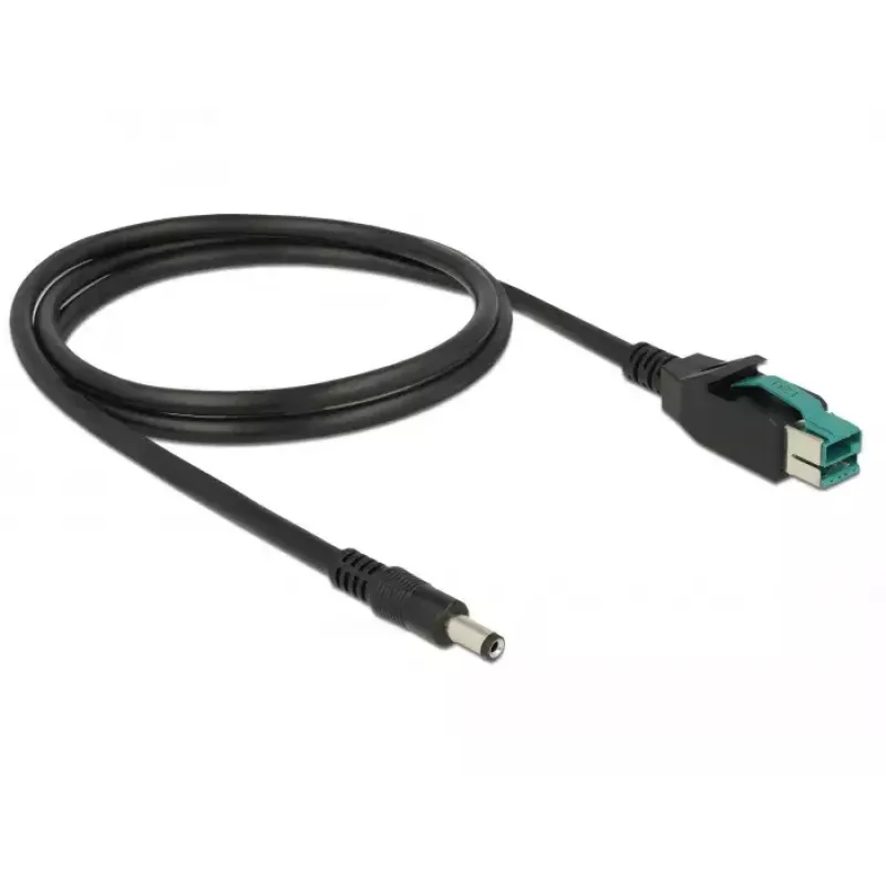 Kabel zasilający DeLOCK 85497 1m PoweredUSB Czarny