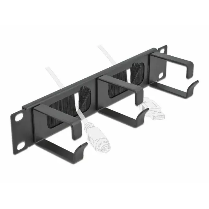 Akcesorium do szafy rack Panel szczotkowy DeLOCK 66487
