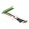 Karta Riser DeLOCK PCI Express x1 na x16 z elastycznym kablem 80 cm