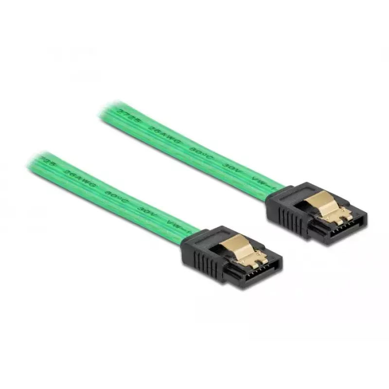 Kabel SATA DeLOCK 82064 0,3 m SATA 7-pin zielony