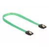 Kabel SATA DeLOCK 82069 0.5 m SATA 7-pin Zielony