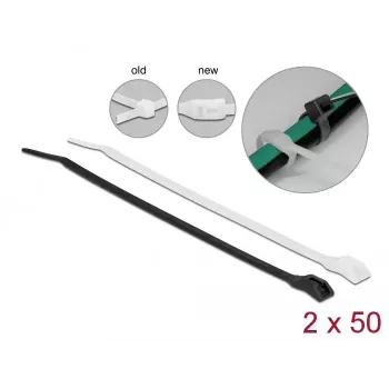 Opaska kablowa DeLOCK 150x3,6mm 100 sztuk