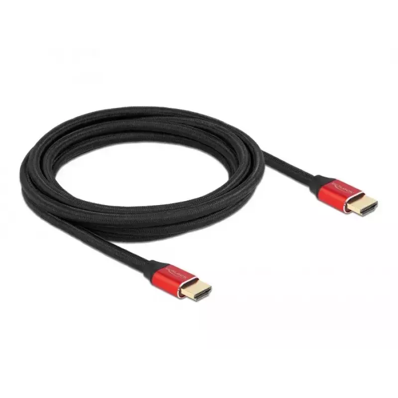 Kabel HDMI DeLOCK Ultra High Speed 48 Gbps 8K 60 Hz Czerwony 3 m