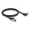 Kabel sieciowy DeLOCK RJ45 Cat.6A S/FTP 1m Czarny