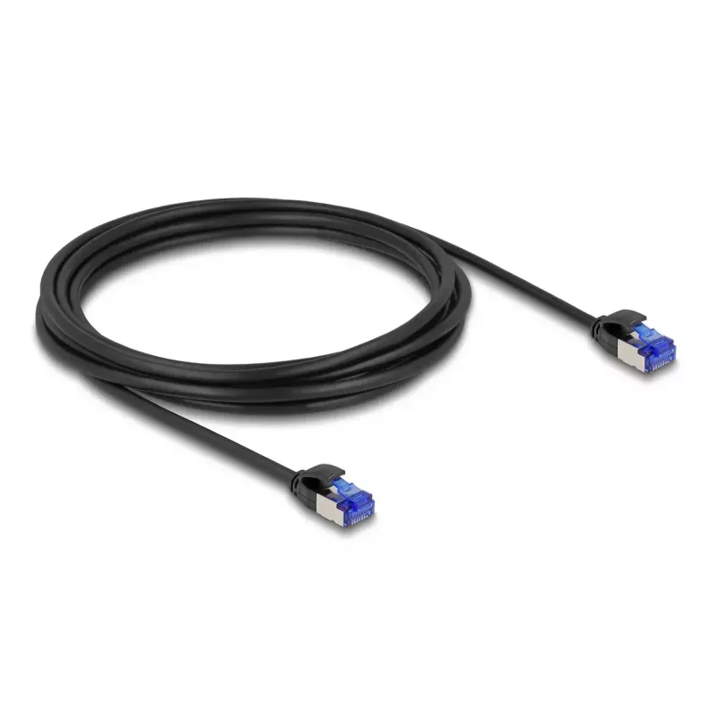 Kabel sieciowy DeLOCK RJ45 Cat.6A 3m Czarny