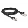 Kabel DeLOCK RJ50 męski na RJ50 męski S/FTP 2 m czarny