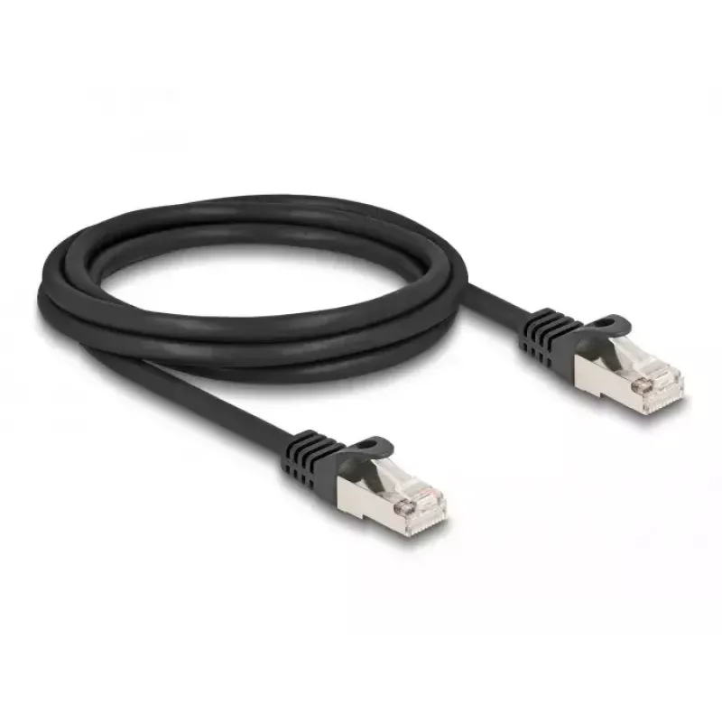 Kabel DeLOCK RJ50 męski na RJ50 męski S/FTP 2 m czarny