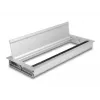 Przepust kablowy DELOCK 66864 do biurka, srebrny, 120×300×28 mm