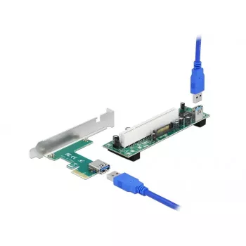 DeLOCK Karta riser PCI Express x1 na gniazdo PCI 32 Bit, kabel 60 cm