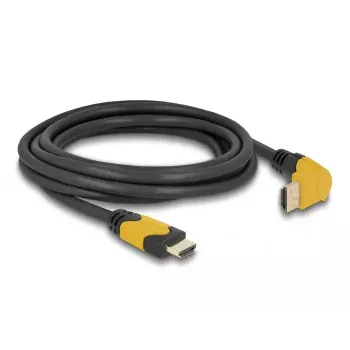 Kabel HDMI DeLOCK 86990 3 m HDMI Typ A Standard Czarny Żółty