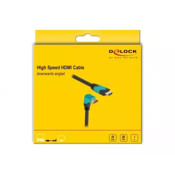 Kabel HDMI DeLOCK 86991 1 m HDMI Type A Standard Czarny Niebieski