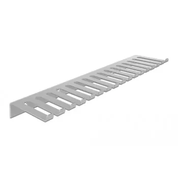 Uchwyt na kable do montażu na ścianie DELOCK 66887, szary, 90 mm x 25 mm x 0,325 m, 1 szt.