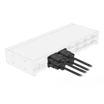 Kabel szeregowy DeLOCK 87783 Czarny 10 m DB-9