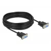 Kabel szeregowy DeLOCK 87783 Czarny 10 m DB-9