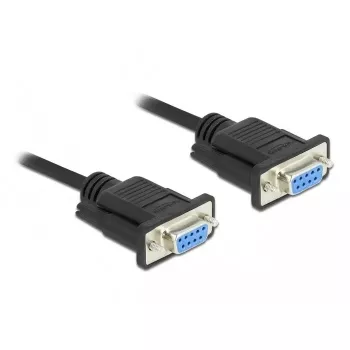 Kabel szeregowy DeLOCK 87783 Czarny 10 m DB-9