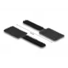DeLOCK Mini uchwyt na rzepy do kabli 90 mm x 24 mm samoprzylepny 10 sztuk czarny