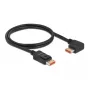 Kabel DisplayPort DeLOCK 8K 60 Hz 1 m męski na męski 90° kątowy