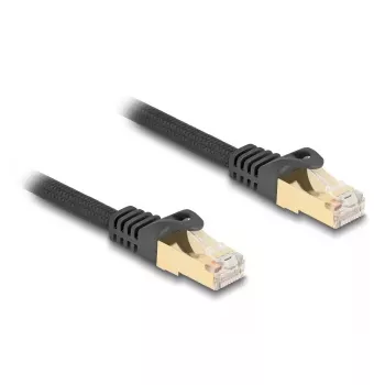 DELOCK Kabel sieciowy RJ45 kat.6A S/FTP 5m czarny