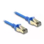 Kabel sieciowy DeLOCK RJ45 Kat.8.1 F/FTP cienki 1 m niebieski