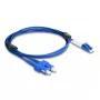 Kabel światłowodowy DeLOCK LC Duplex - SC Duplex Singlemode OS2 2 m