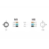 DeLOCK M8 3-pin kabel A-coded male to female PUR TPU 2 m