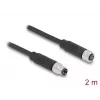 DeLOCK M8 3-pin kabel A-coded male to female PUR TPU 2 m