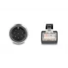 Kabel sieciowy DeLOCK M12 kabel A-coded 8 pin męski do RJ45 męski Cat5e 1 m czarny