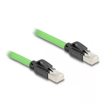 Kabel sieciowy DeLOCK 80890 RJ-45 Cat6a 2m Czarny Zielony