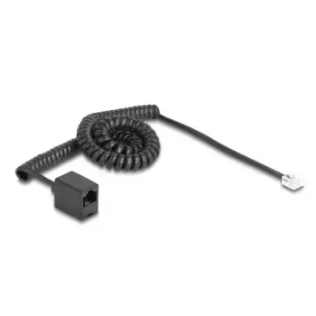 Kabel telefoniczny DeLOCK 3 m Czarny 90064 RJ-11 RJ-45