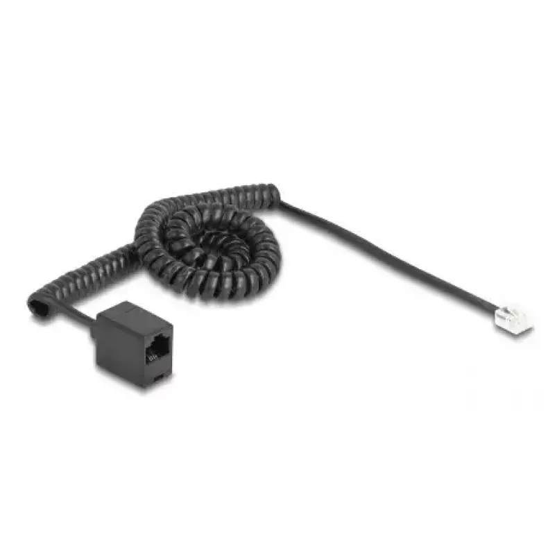 Kabel telefoniczny DeLOCK 3 m Czarny 90064 RJ-11 RJ-45