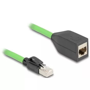 Kabel sieciowy DeLOCK 80880 RJ-45 Cat6a 1 m zielony
