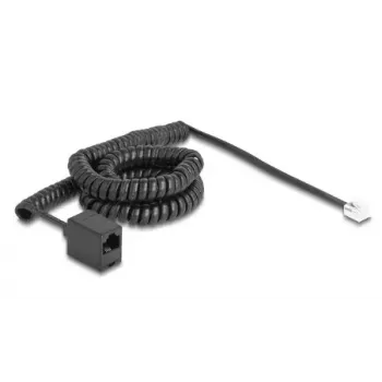 DeLOCK kabel telefoniczny 90114 5 m Czarny RJ-11 RJ-45