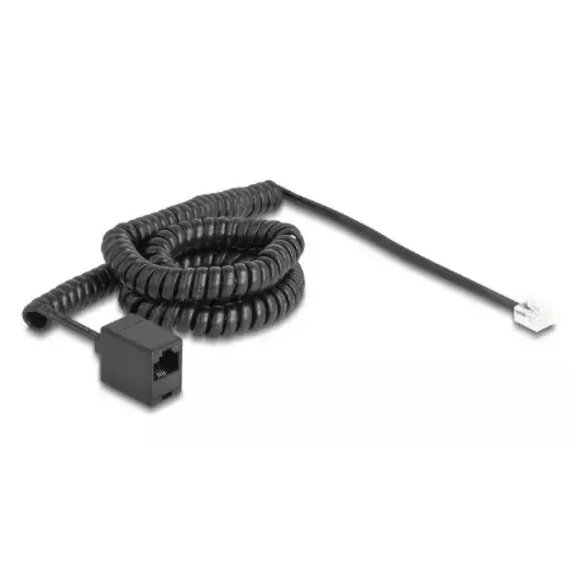 DeLOCK kabel telefoniczny 90114 5 m Czarny RJ-11 RJ-45