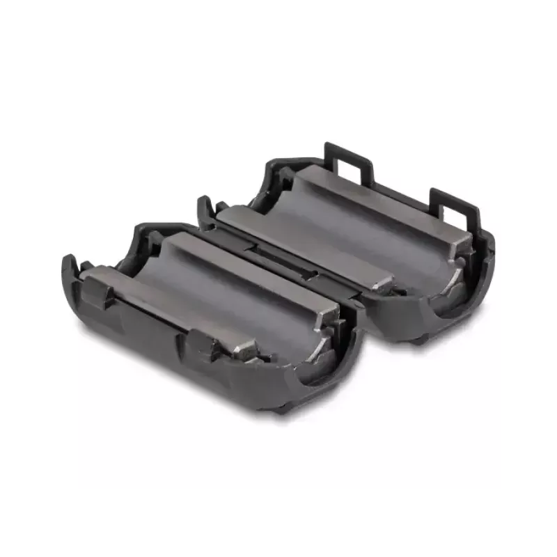 Klips ferrytowy DELOCK 80946, czarny, 35 × 19,5 × 18 mm, opakowanie 2 szt.