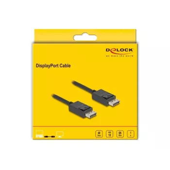 Kabel DisplayPort DeLOCK 80492 8K 60Hz 40Gbps 1m