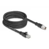 Kabel sieciowy DeLOCK 80585 M12 do RJ-45 Cat5e 5 m Czarny