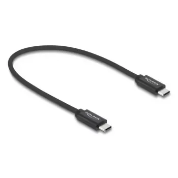 Kabel koncentryczny DELOCK USB C na USB C USB4 Gen 3x2 40 Gb/s USB PD 3.1 240 W 0,5 m