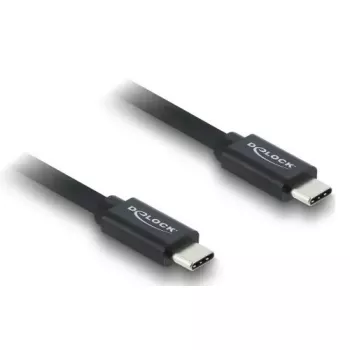 Kabel koncentryczny USB-C do USB-C DELOCK USB4 Gen 3x2 40 Gbps USB PD 3.1 240 W 1 m