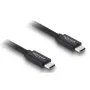 Kabel koncentryczny USB-C do USB-C DELOCK USB4 Gen 3x2 40 Gbps USB PD 3.1 240 W 1 m